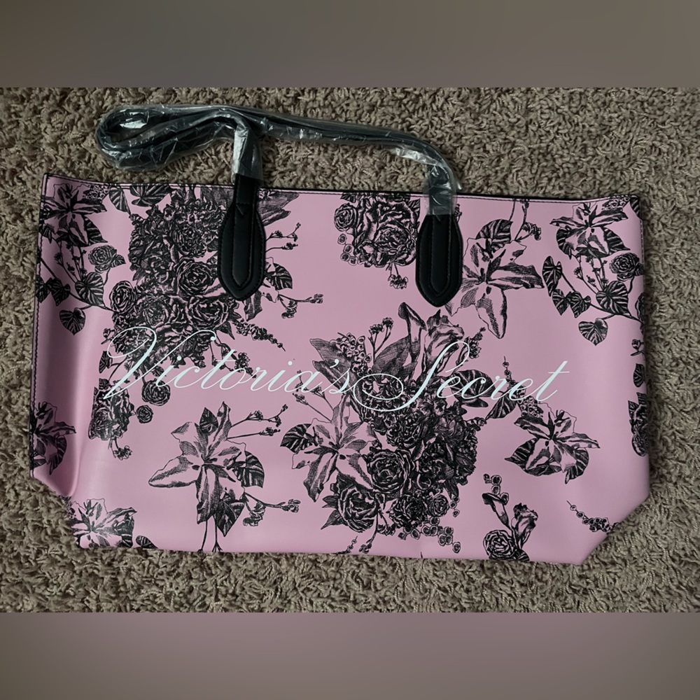 Floral Pink Tote Bag